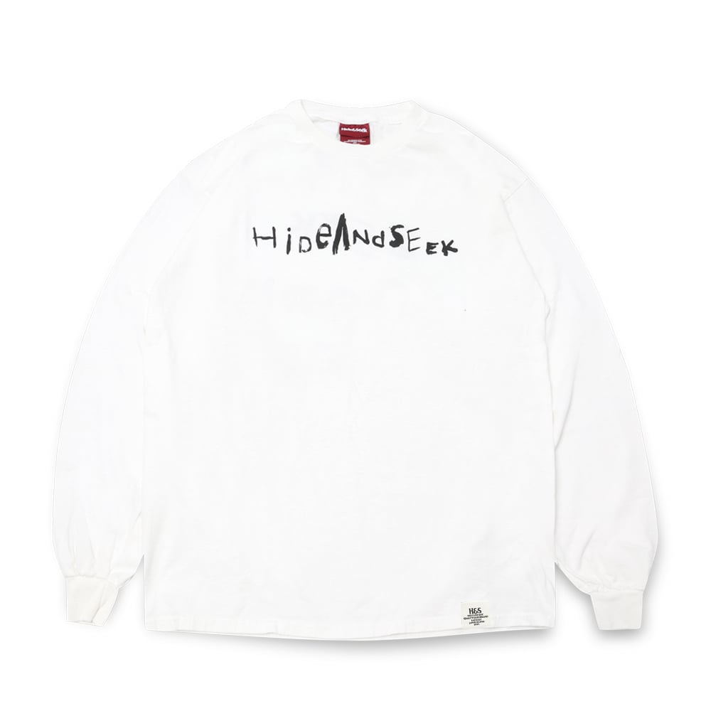 Handwritten L/S Tee *ホワイト*