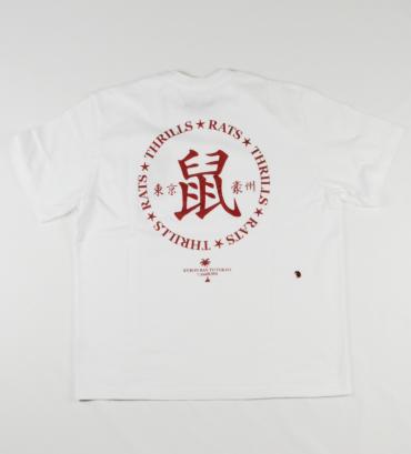 ×THRILLS 鼠 T-SHIRT   *ホワイト*