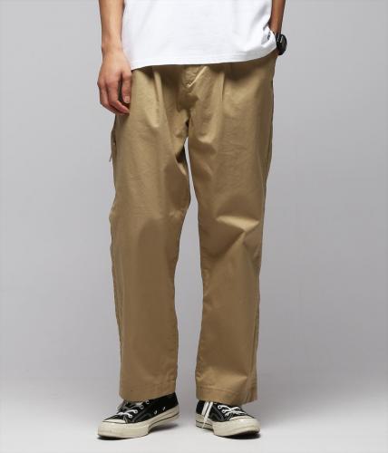 WIDE CHINO PANTS *ベージュ*