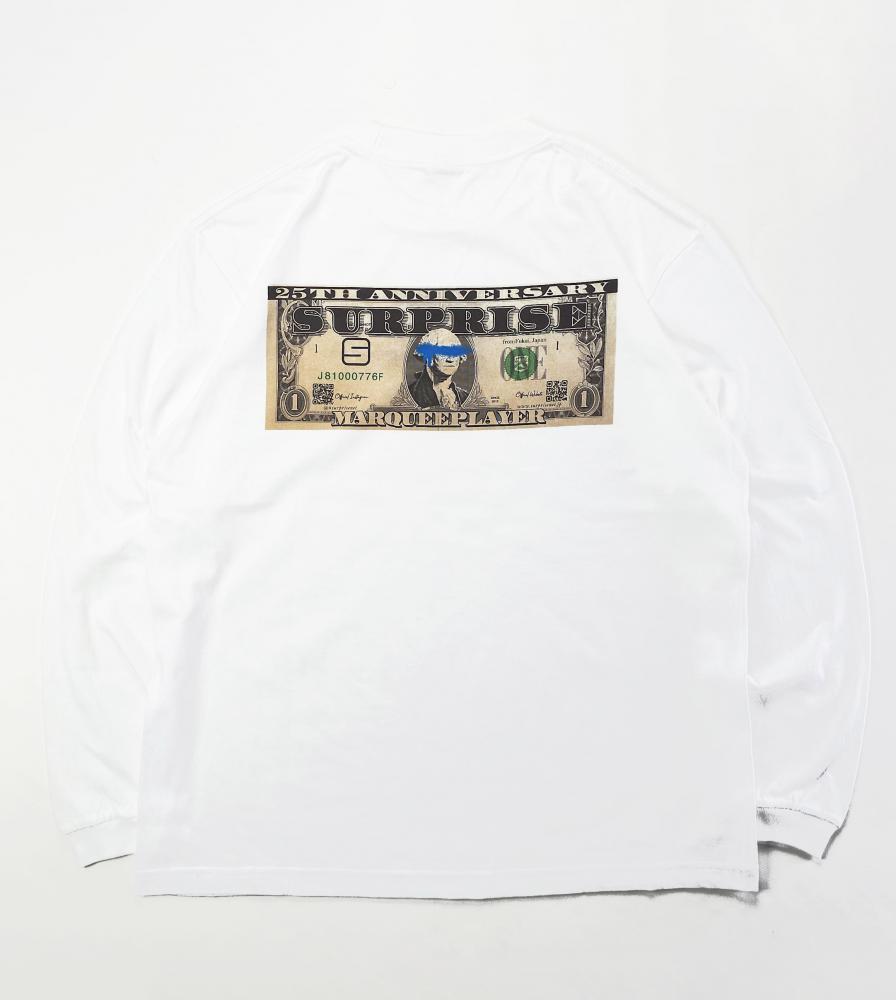 SURPRISE 25th L/S T WHITE