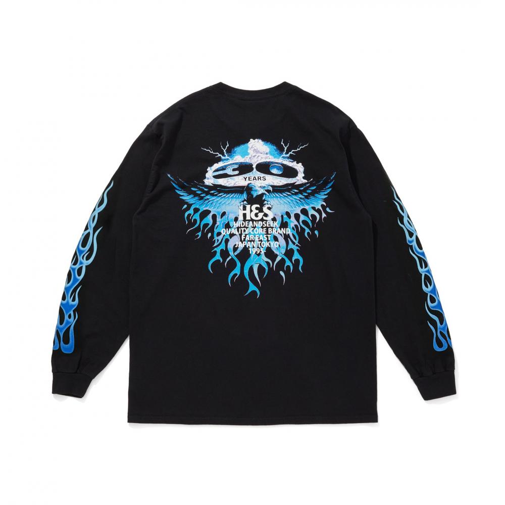 30th L/S Tee *ブラック×ブルー*