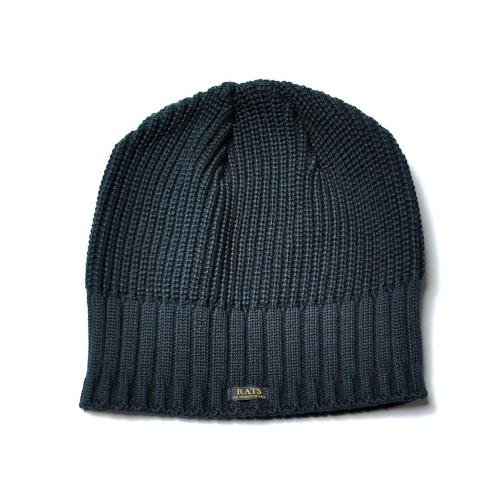 TWO WAVE KNIT CAP *ブラック*