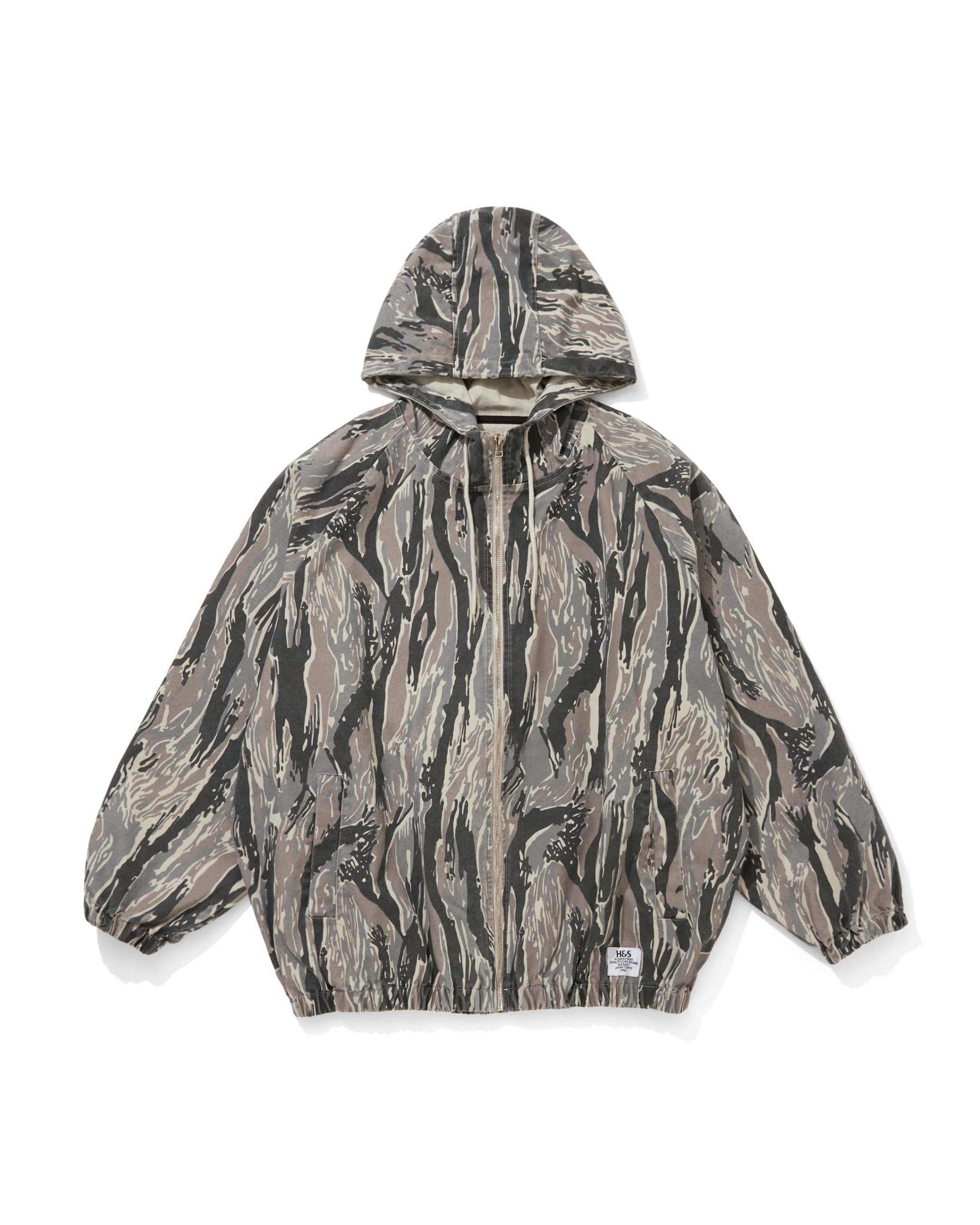 Camo Zip Hooded Jacket(26aw) / TIGERCAMO