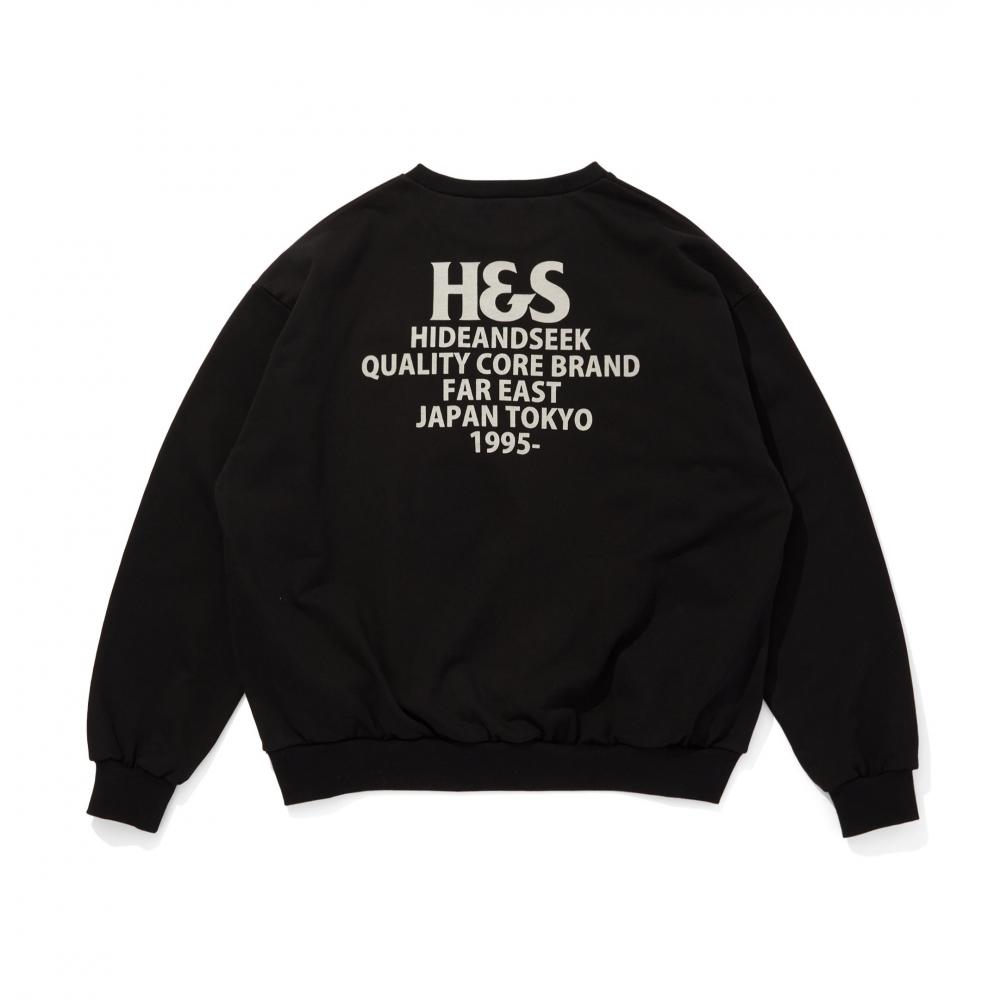 H&S SWEAT SHIRT *ブラック*