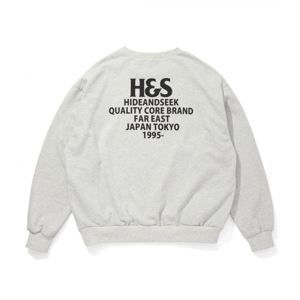 H&S SWEAT SHIRT *ライトグレー*