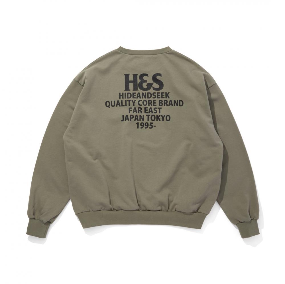 H&S SWEAT SHIRT *オリーブドラブ*