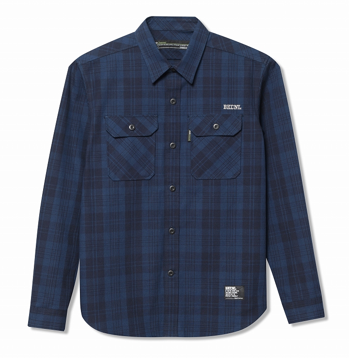 CHECK WORK SHIRT *ネイビー*