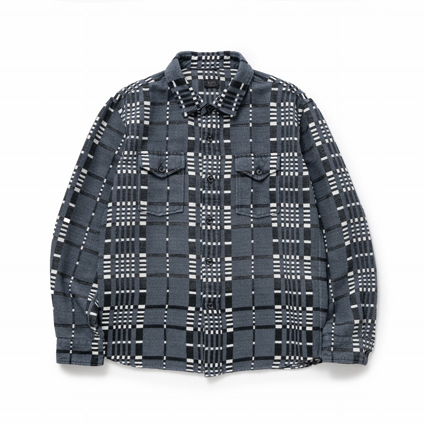 CR FLANNEL CHECK SHIRT *GRAY*