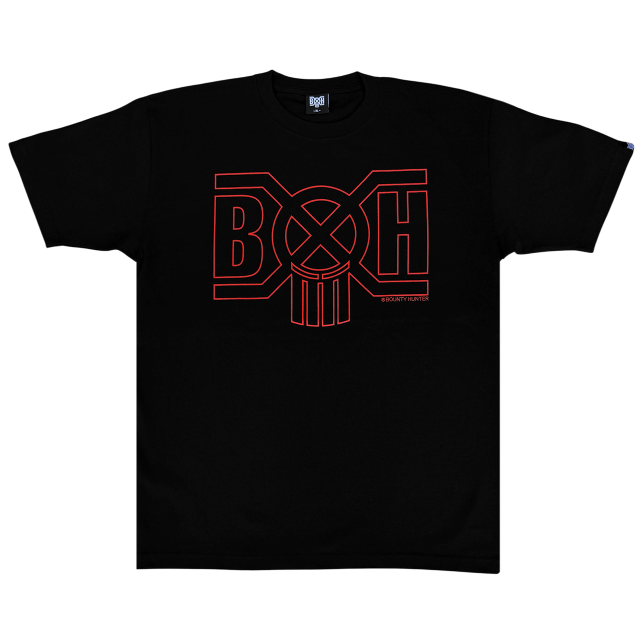 BxH LINE LOGO Tee 【BLACK/RED】