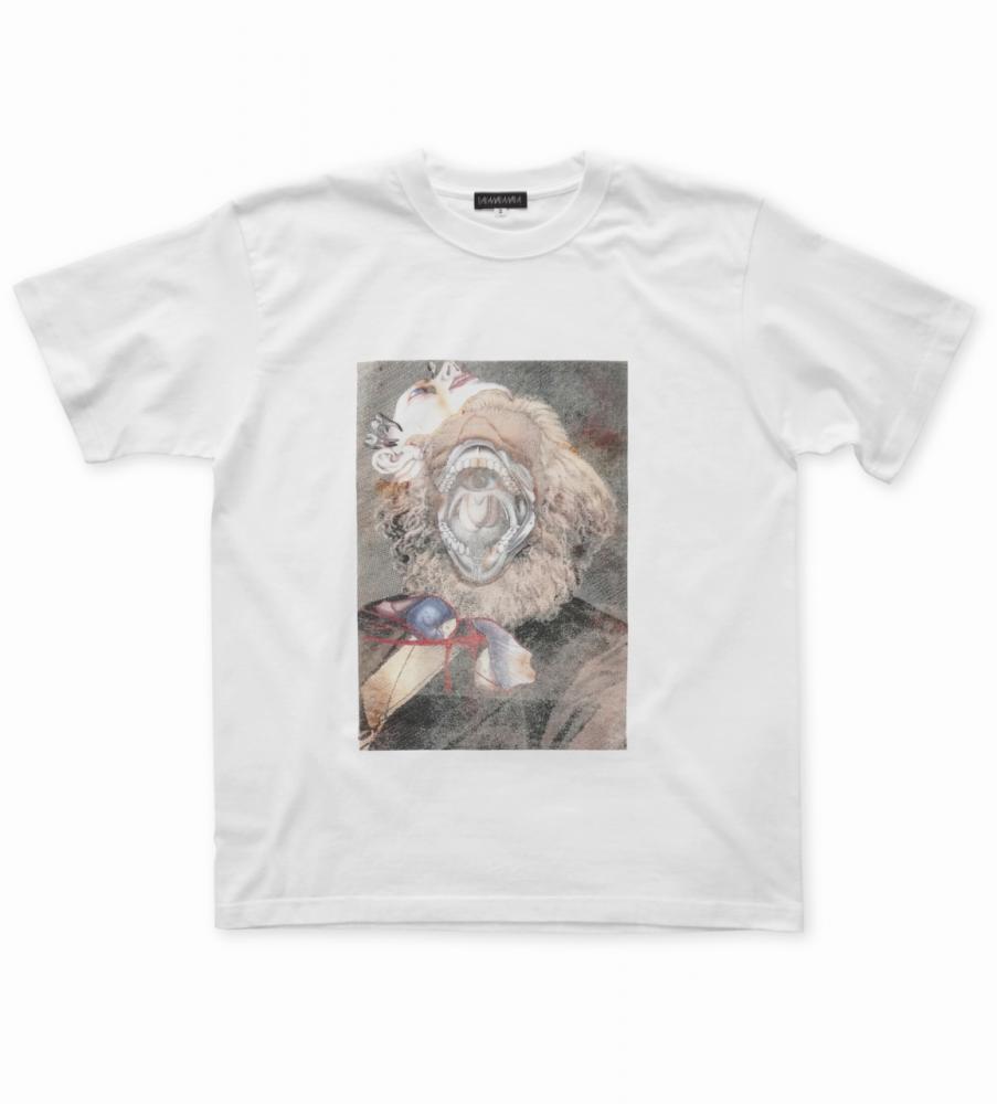 Marx collage Tee *ホワイト*