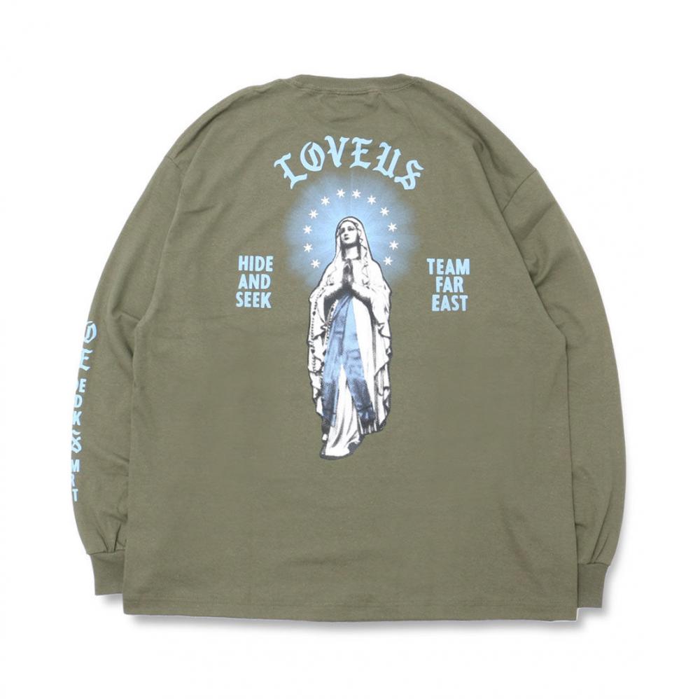 MARIA L/S TEE(22aw) *アーミーグリーン*