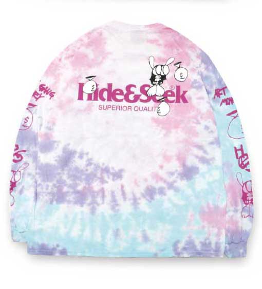   H&S × SKOLOCT L/S Tee-1(Tiedye)