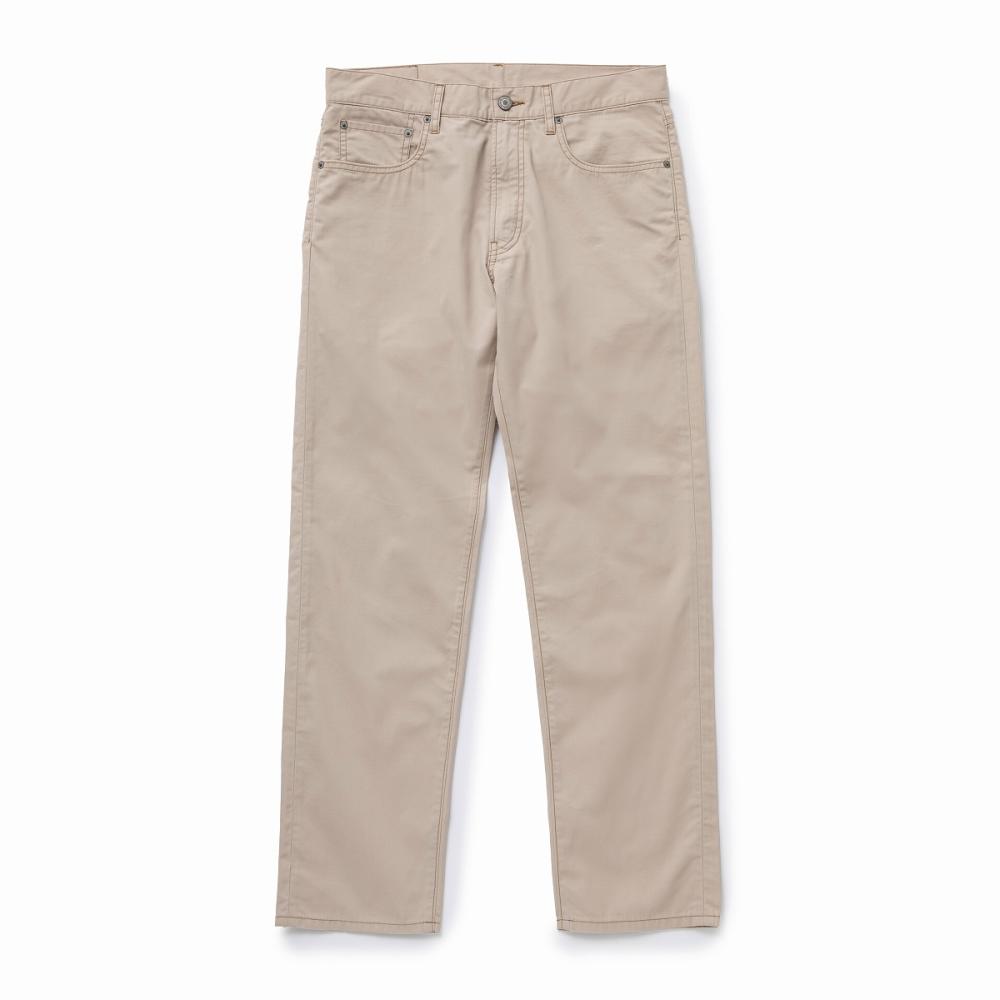 5P COTTON PANTS *ベージュ*