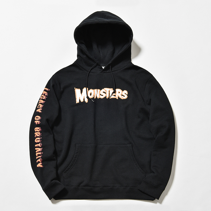 MONSTERS HOODIE *オレンジプリント*