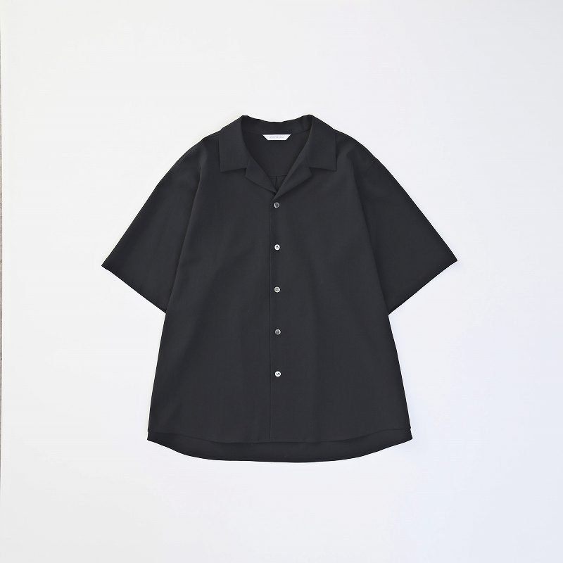 OPEN COLLAR SHIRTS *ネイビー*