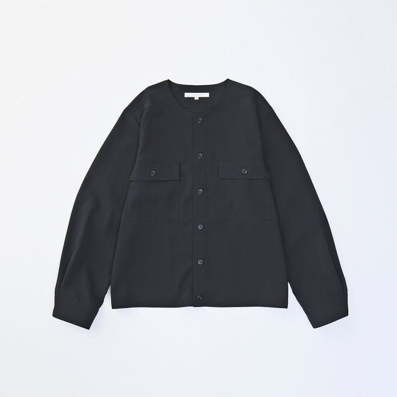 NO COLLAR JACKET *ネイビー*