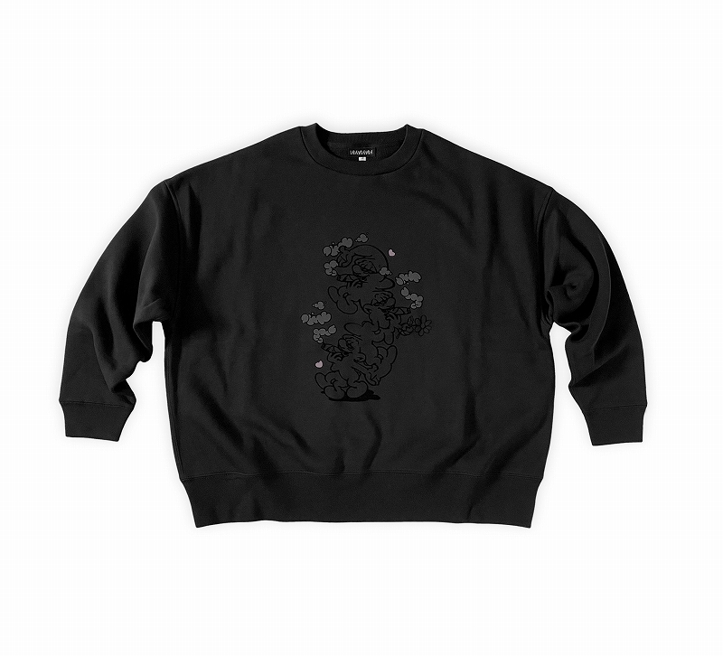 -先行予約-Chilling Smaxx Big silhouette sweat *ブラック*