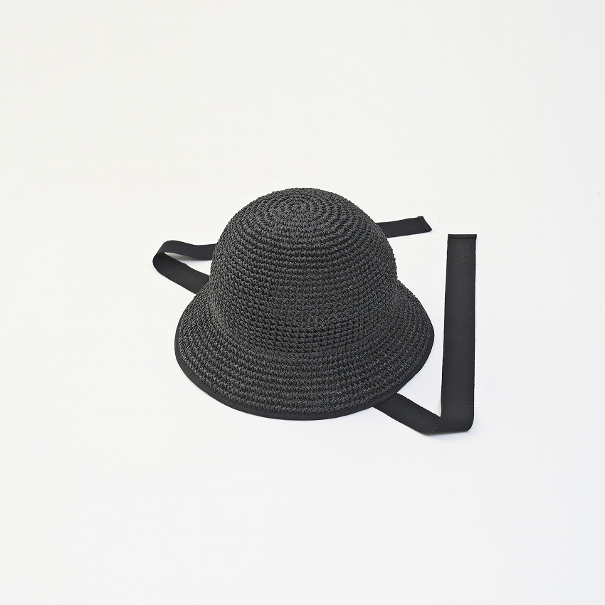 ×CA4LA / RAFFIA HAT *ブラック*