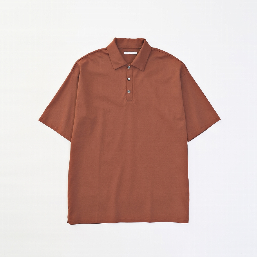 BIG POLO SHIRTS *ブラウン*