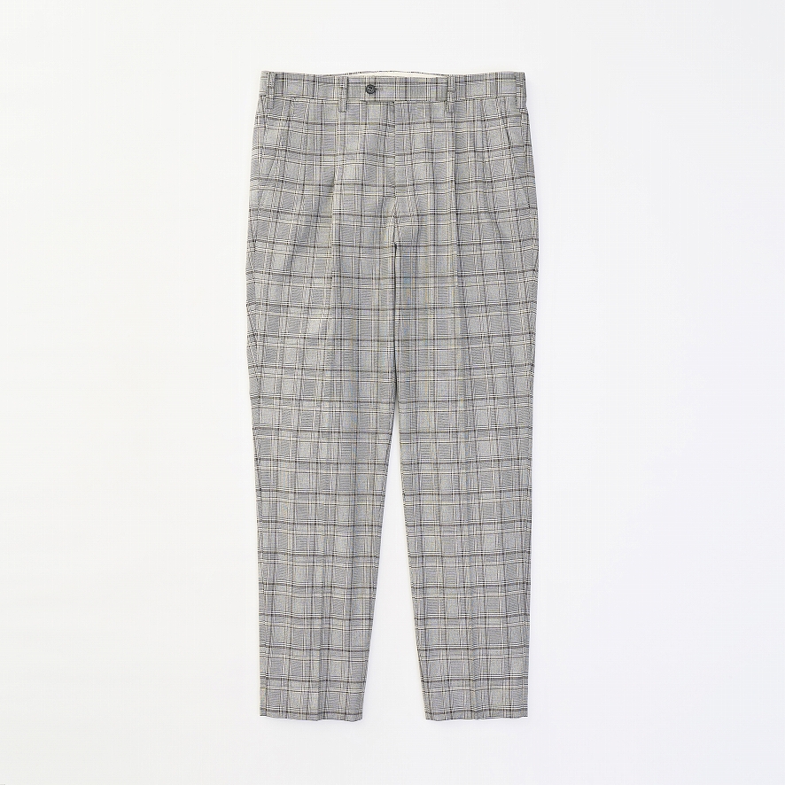 CHECK SLACKS *ブラウン*