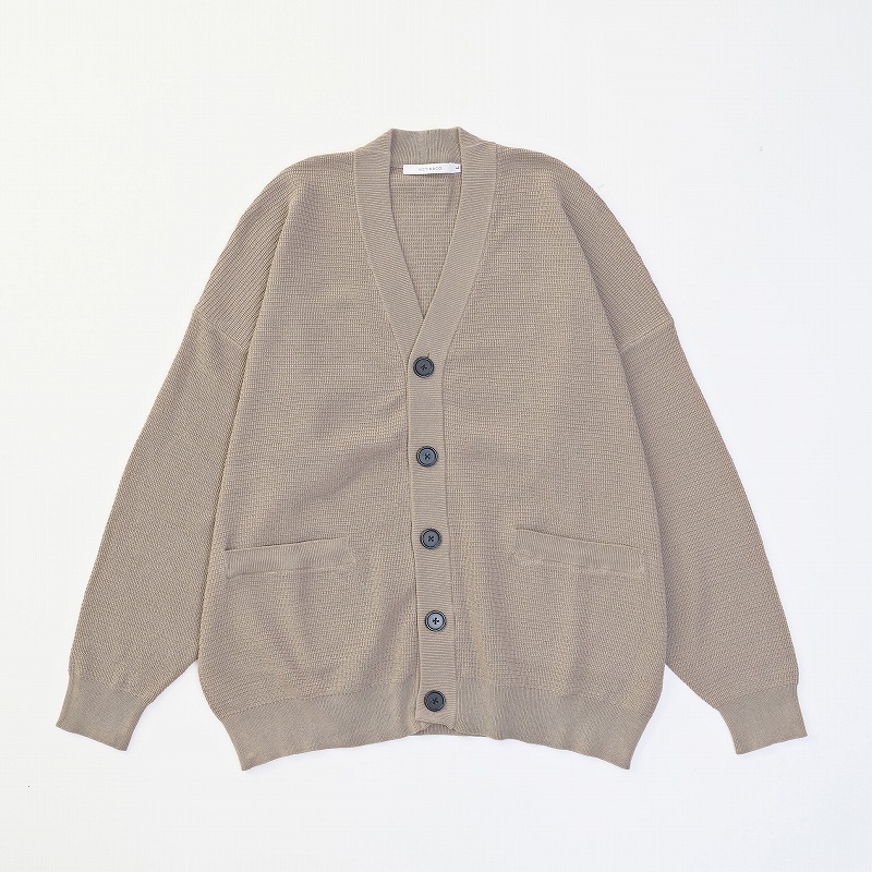 BIG WAFFLE CARDIGAN *ベージュ*