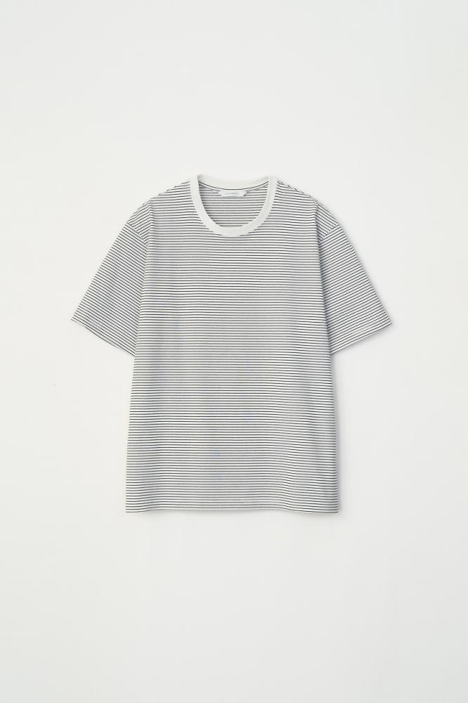 S/S BORDER TEE *ホワイト×ブラック*