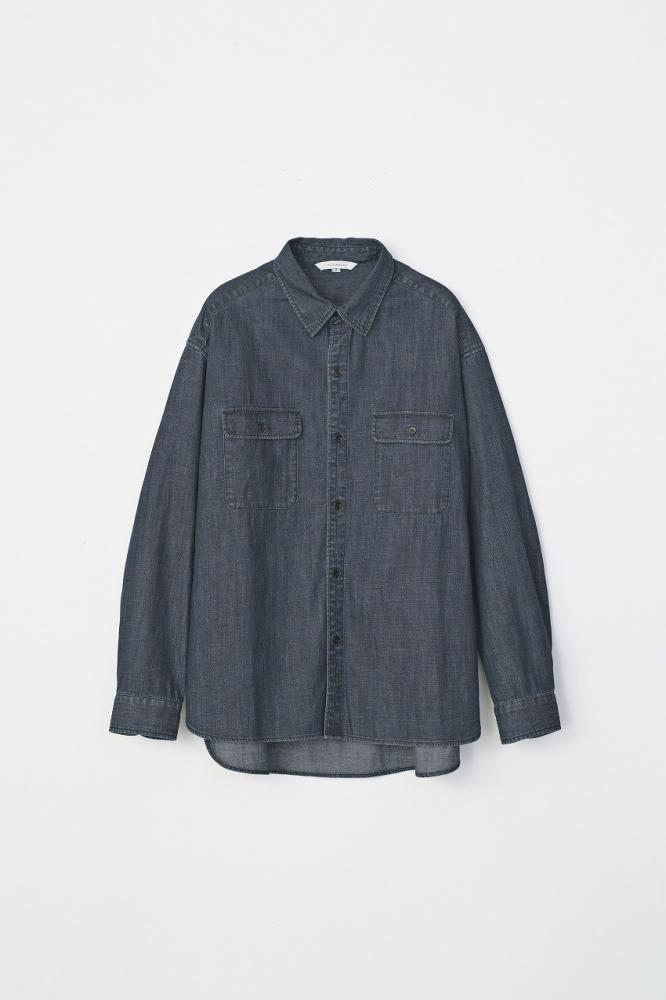 DENIM BIG SHIRT *インディゴブルー*
