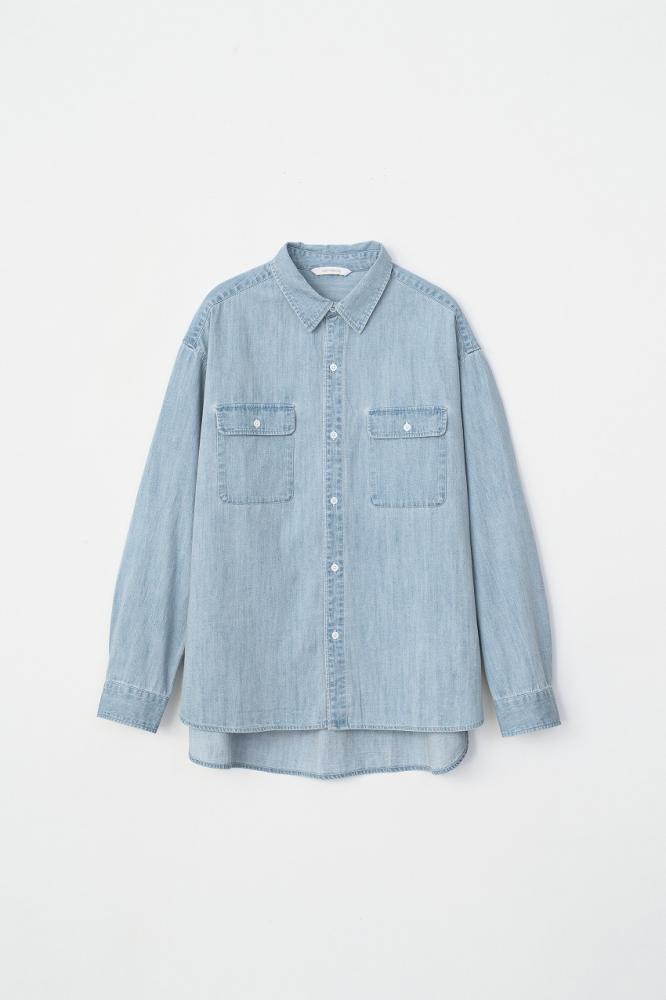 DENIM BIG SHIRT *ライトブルー*
