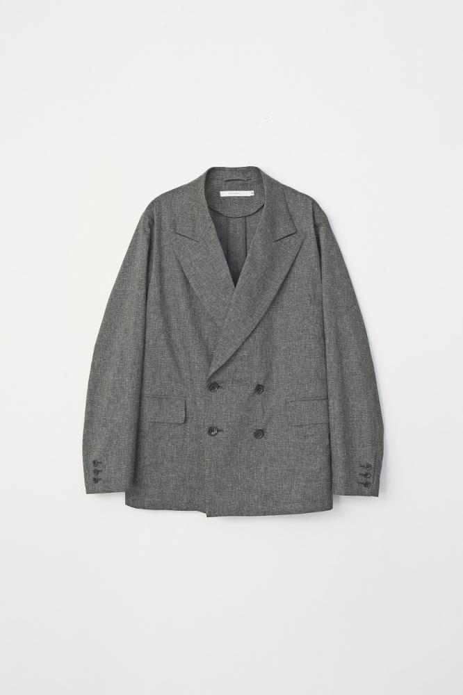 LINEN BIG JACKET *グレー*