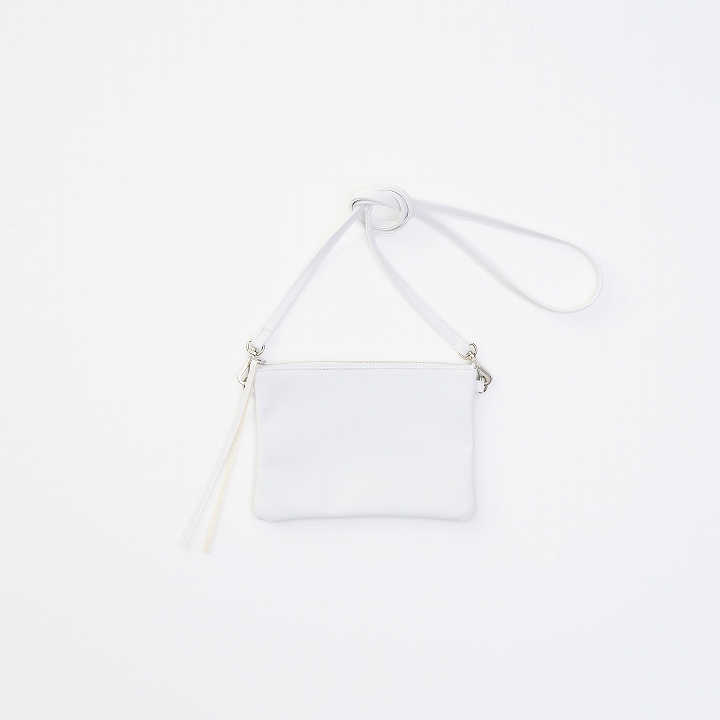 LEATHER SHOULDER BAG *ホワイト*