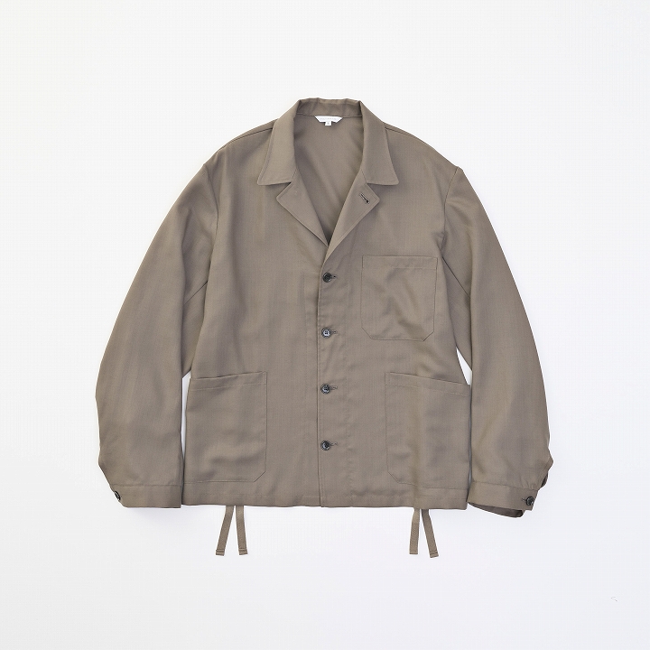 SOFT COVERALL JACKET *ブラウン*
