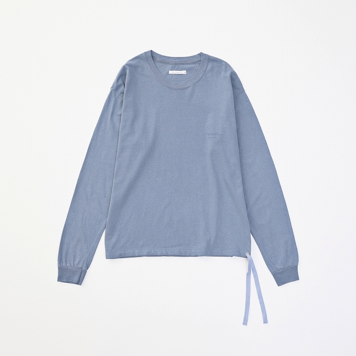 LONG SLEEVE WASHED TEE *ブルー*