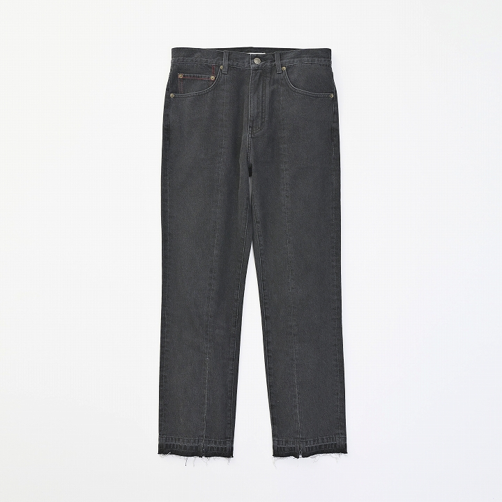 WASHED DENIM PANTS *ブラック*