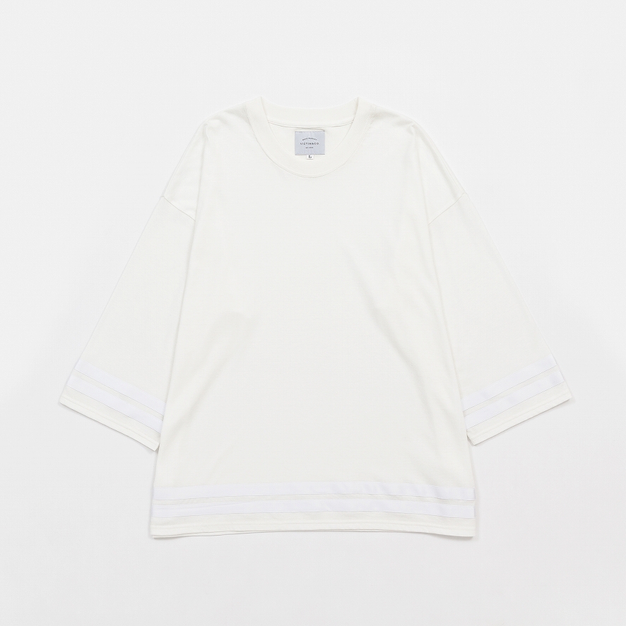 7 SLEEVE FOOTBALL TEE *ホワイト*