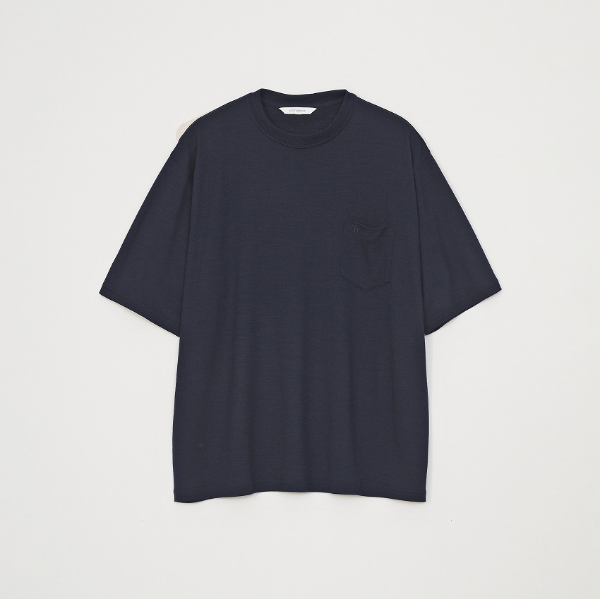 WOOL TEE *NAVY*