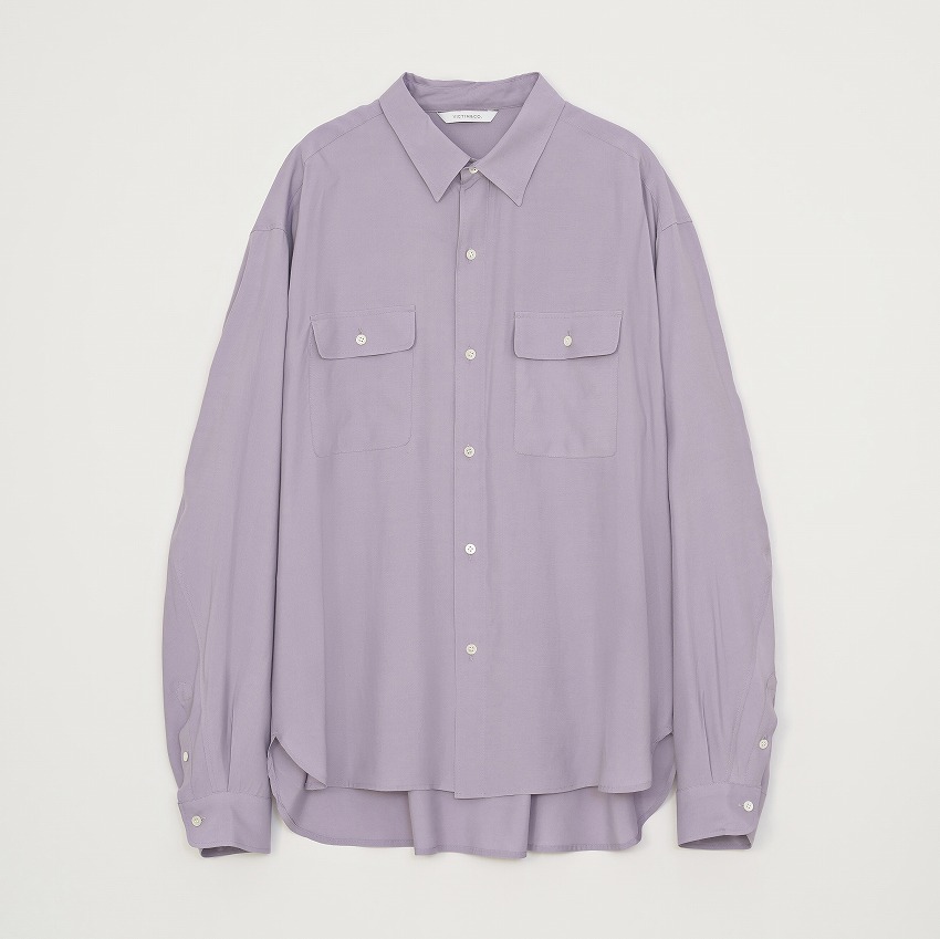 RAYON SILK SHIRT *LAVENDER*