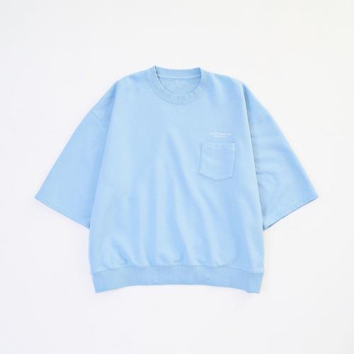 S/S WIDE SWEAT *サックス*