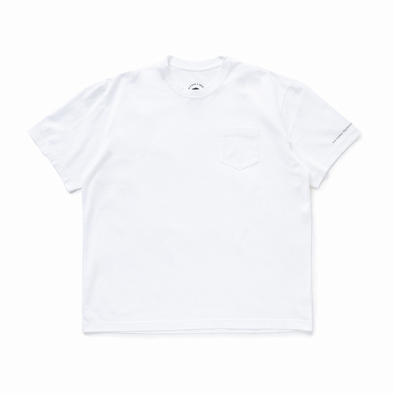 PACK TEE "CREW NECK POCKET" *ホワイト*