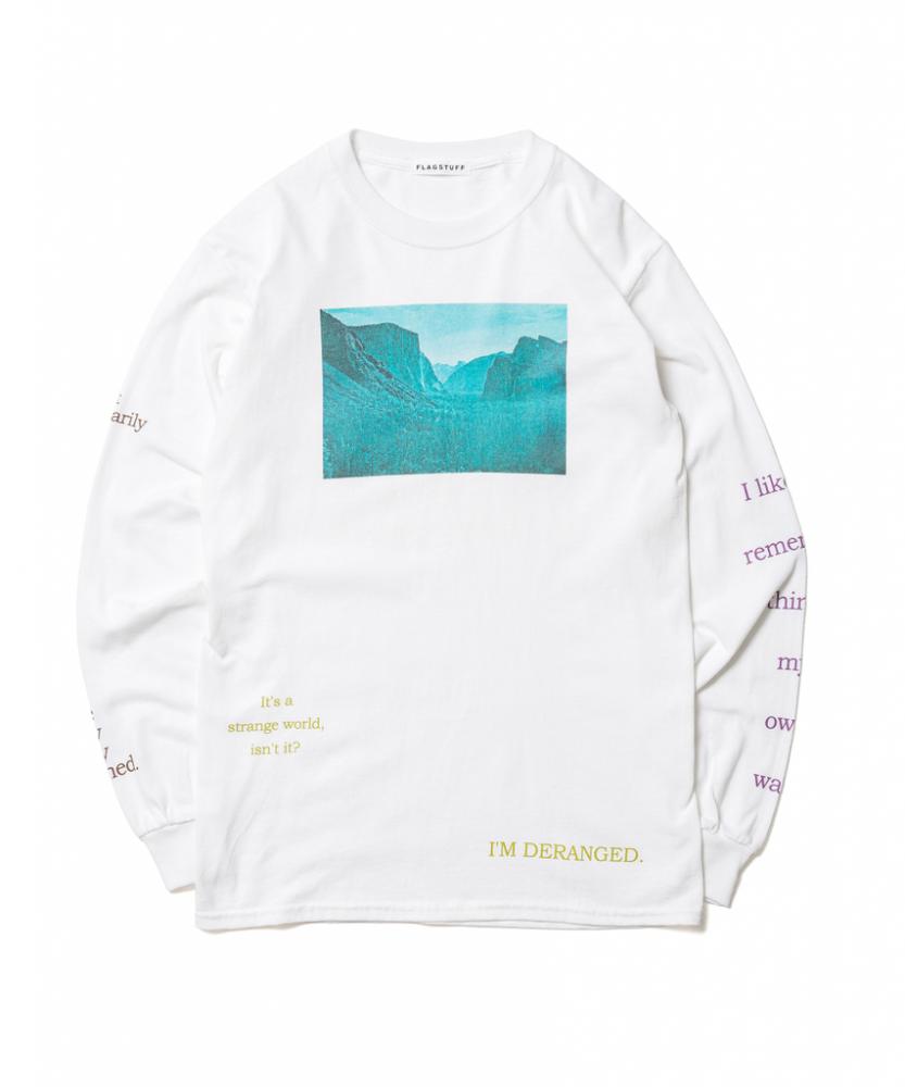 "DERANGED" L/S Tee *ホワイト*