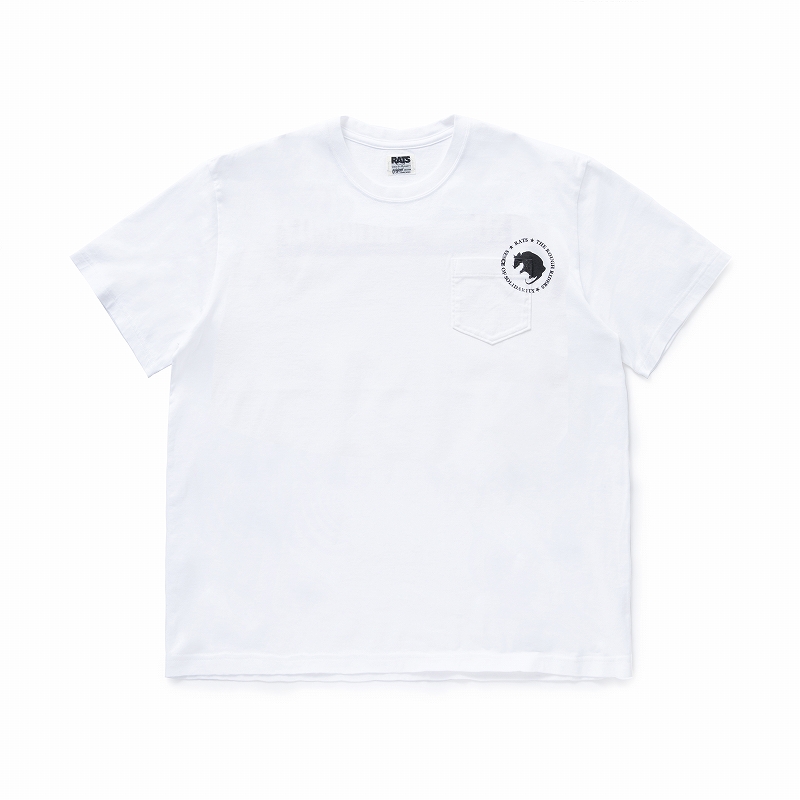 CIRCLE POCKET TEE *ホワイト*