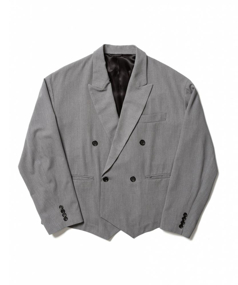 Double breasted custom JKT *グレー*
