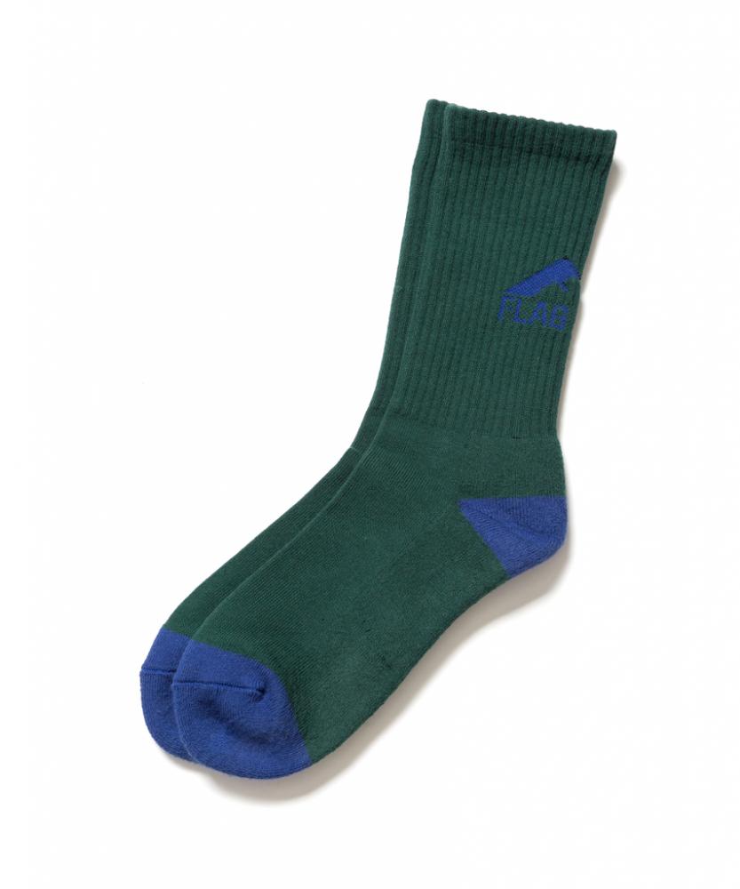 "WF" LOGO SOX　*グリーン*
