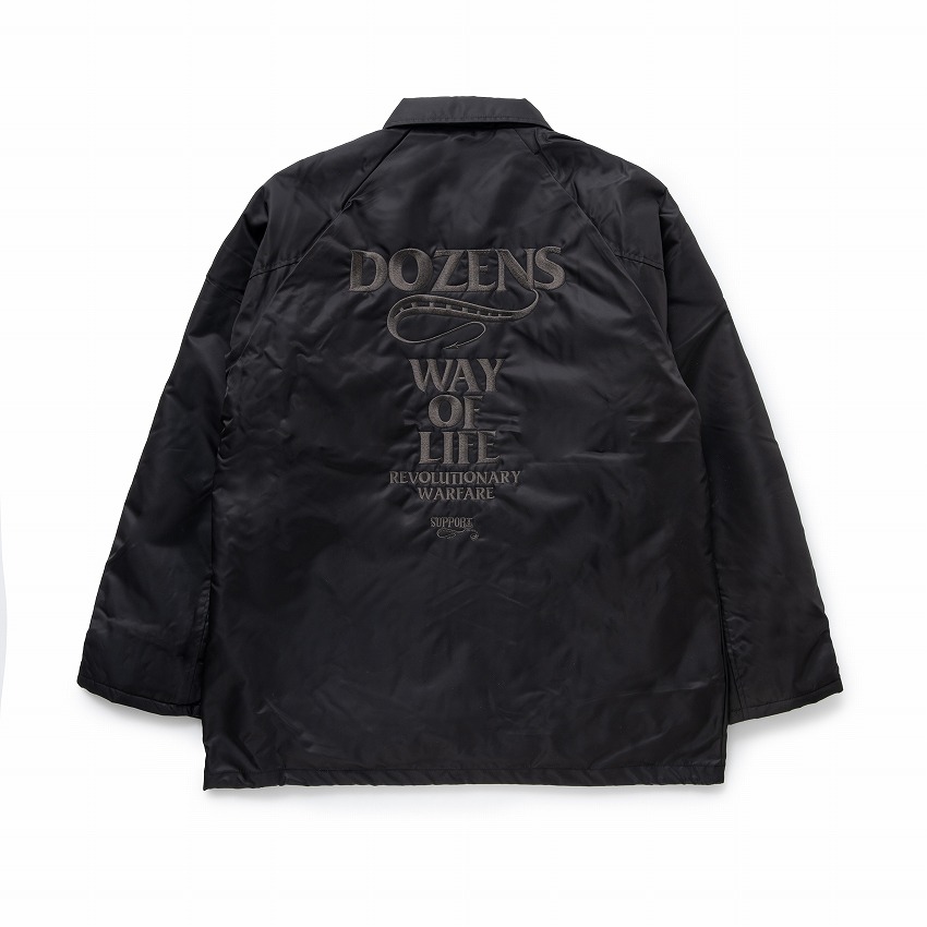 BOA COACH JKT "RATS WAY OF LIFE" BLACK/CHARCOAL*