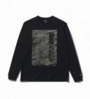 GHOSTLION CAMO PRINT L/S T*ブラック*