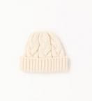 VICTIM×CA4LA / CABLE KNIT CAP *ホワイト*