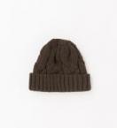 VICTIM×CA4LA / CABLE KNIT CAP *ブラウン*
