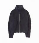 ZIP UP KNIT *ネイビー*