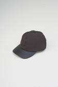 ×CA4LA / LEATHER LOGO CAP / BROWN