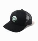 ORGANIC LOGO MESH CAP / BLACK