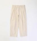 WIDE CORDUROY SLACKS *オフホワイト*